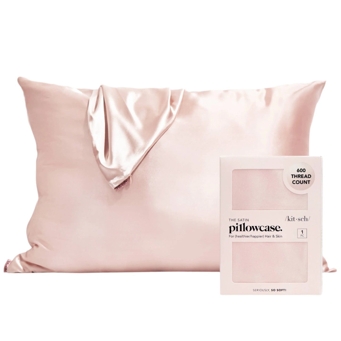 Satin Pillowcase - Blush