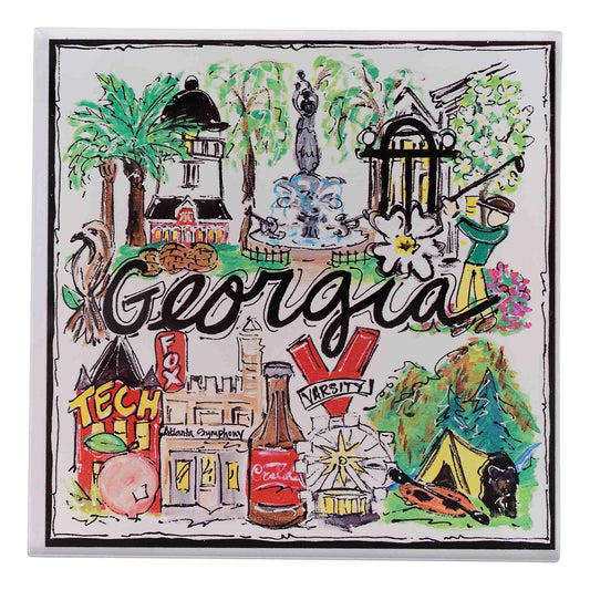 Georgia Icon Acrylic Coaster