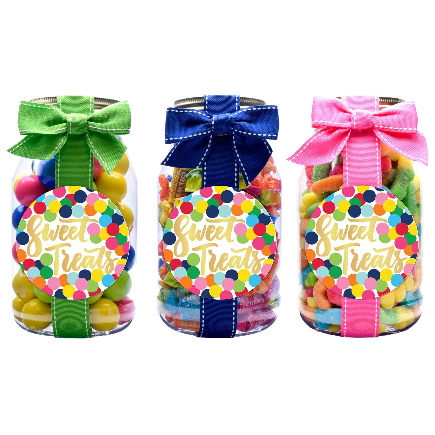 Candy Jars - Confetti Dot Sweet Treats - Quart