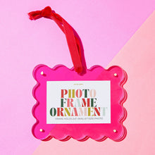 Load image into Gallery viewer, Picture Frame Mini Ornament: Sugar Plum Pink
