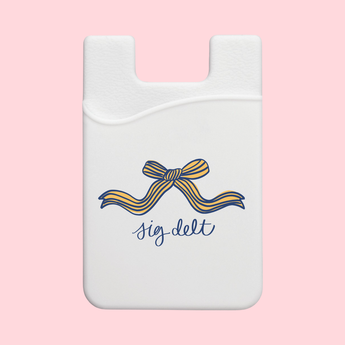 Sigma Delta Tau Coquette Bow Sorority Phone Wallet