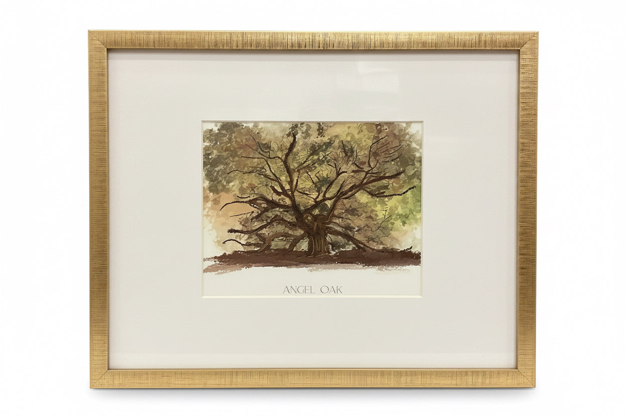 Framed Angel Oak Art
