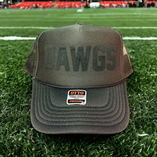 Load image into Gallery viewer, T.O.T. Trucker - DAWGS- (Black on Black)
