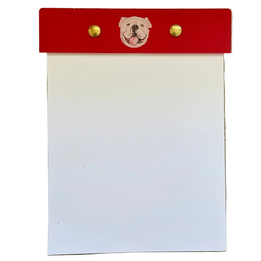 Bulldog Acrylic Notepad