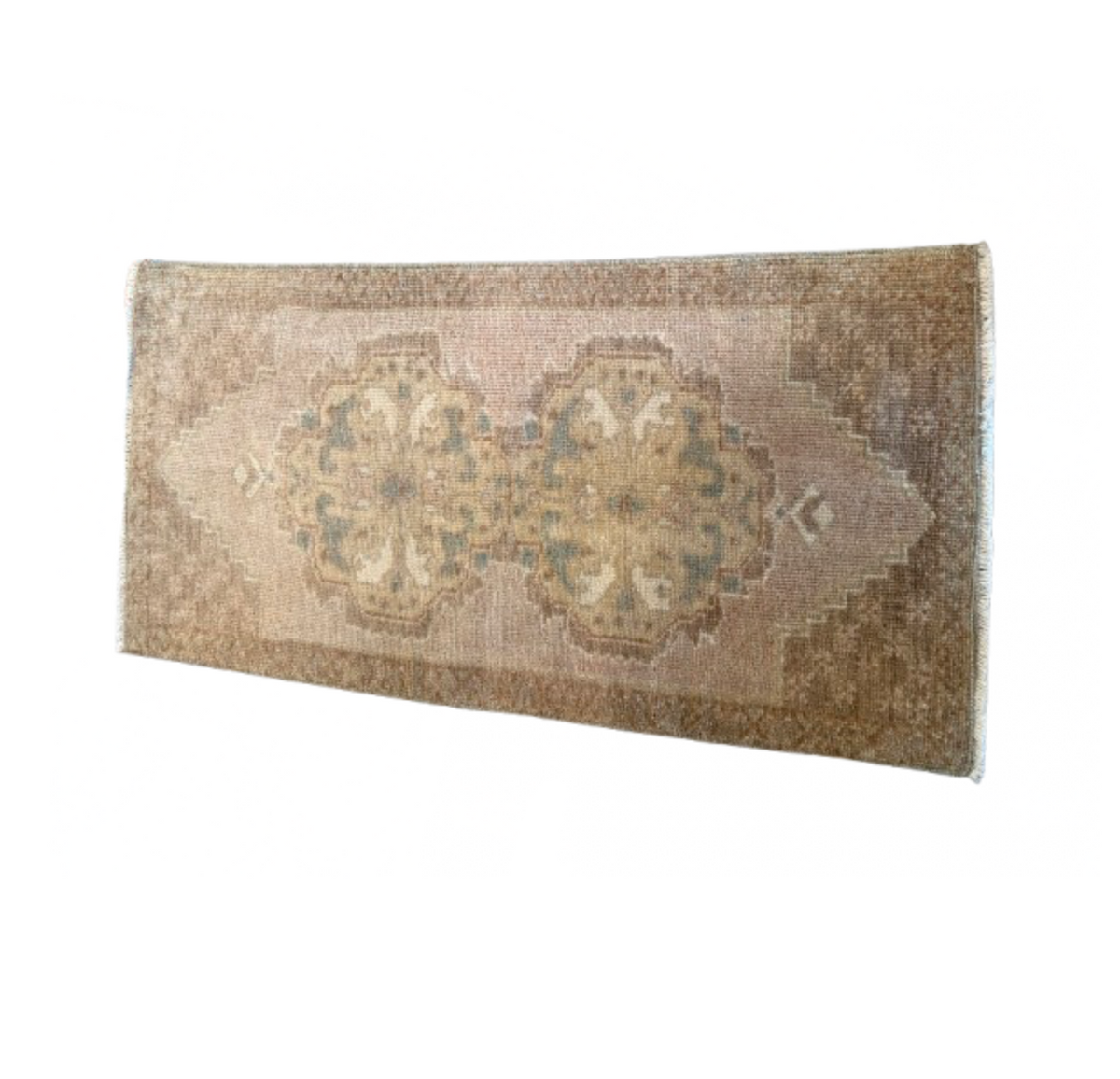 Vintage Oushak Rug - Sandy Medallion
