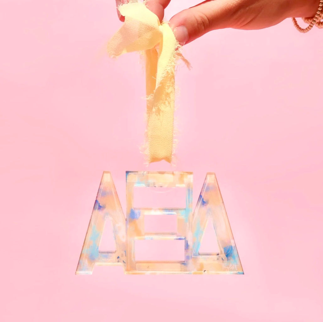Sorority Acrylic Letter Ornament