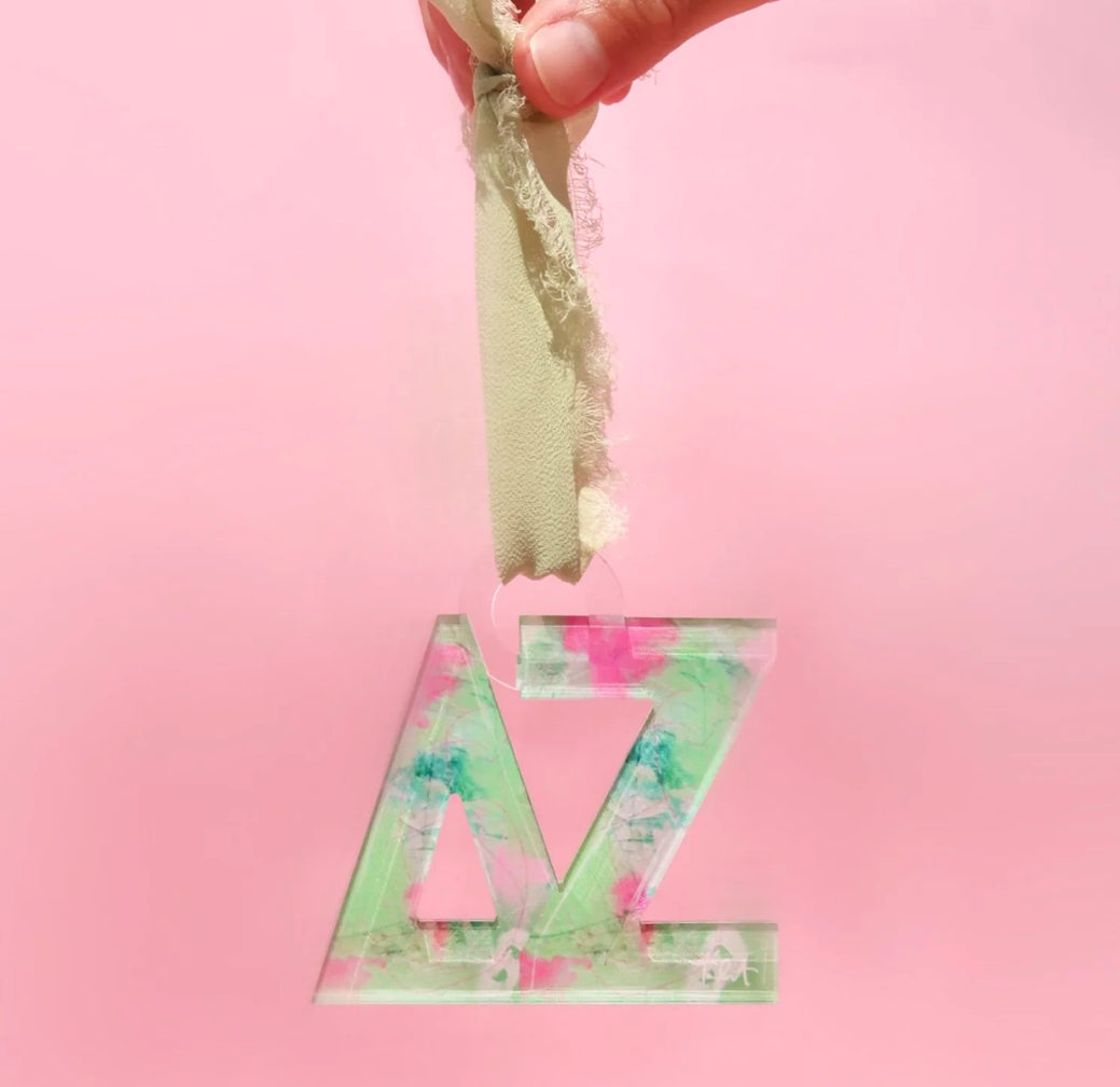 Sorority Acrylic Letter Ornament