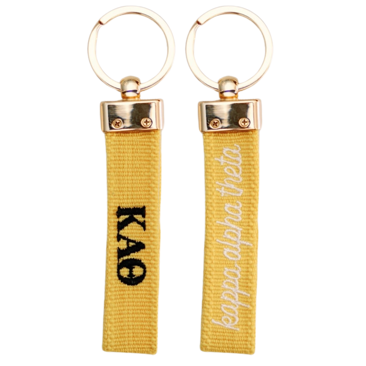 Sorority Embroidered Keychain