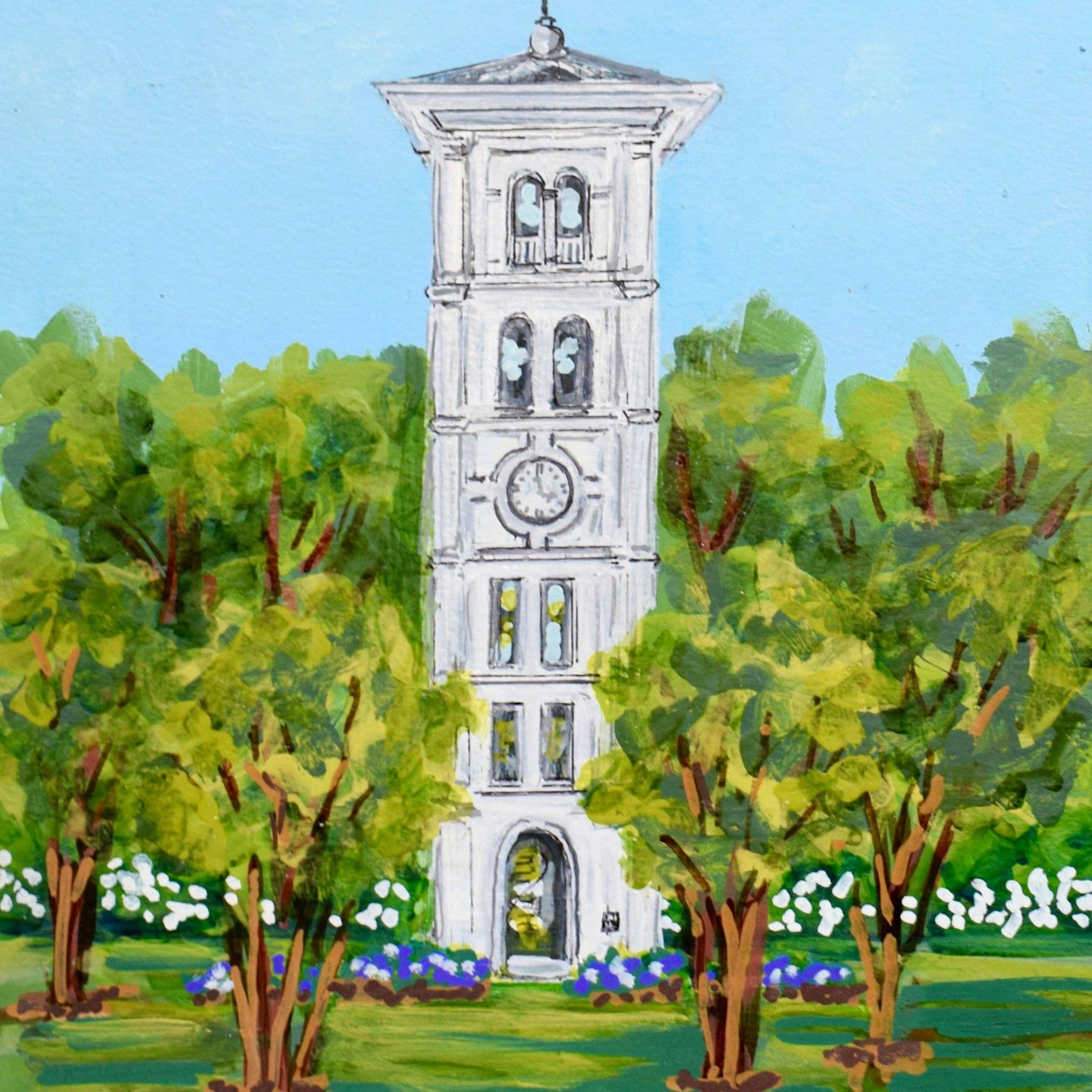 Furman Bell Tower Artwork