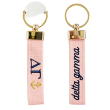 Load image into Gallery viewer, Sorority Embroidered Keychain
