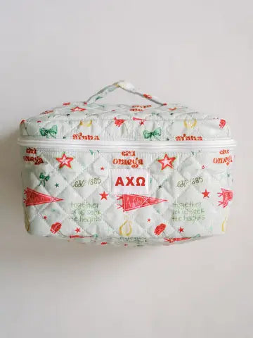 Sorority Quilted Toiletry Bag