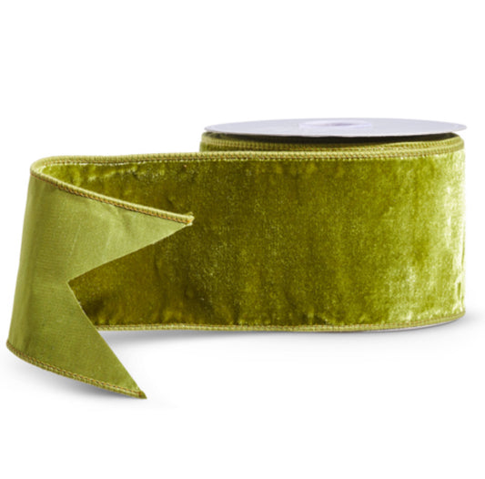 Green Velvet Ribbon