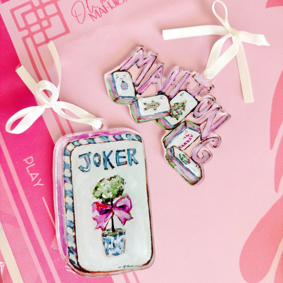 Mahjong Acrylic Ornament