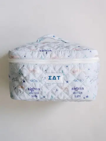Sorority Quilted Toiletry Bag