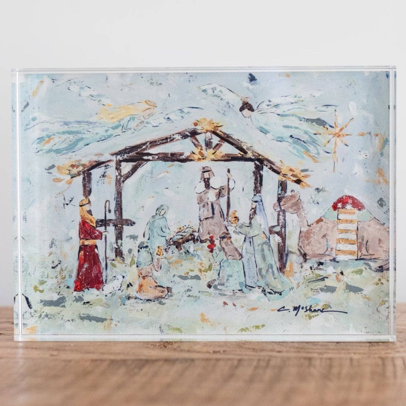 Acrylic Nativity Block