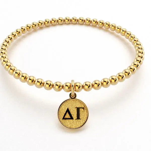 Sorority Gold Bead Bracelet
