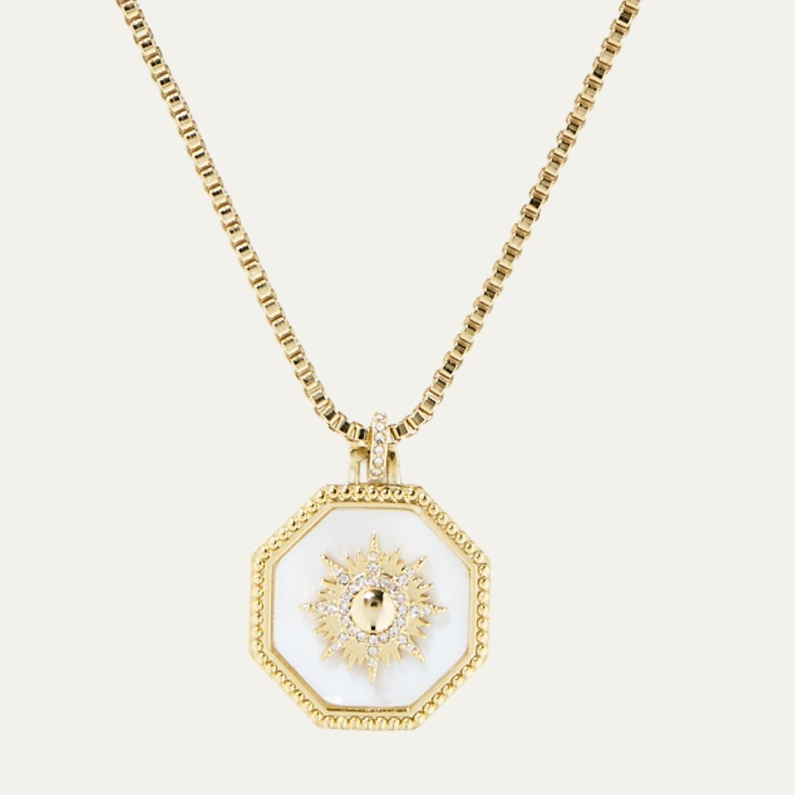 Stella & Dot Estelle Celestial Reversible Pendant Necklace