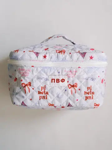 Sorority Quilted Toiletry Bag