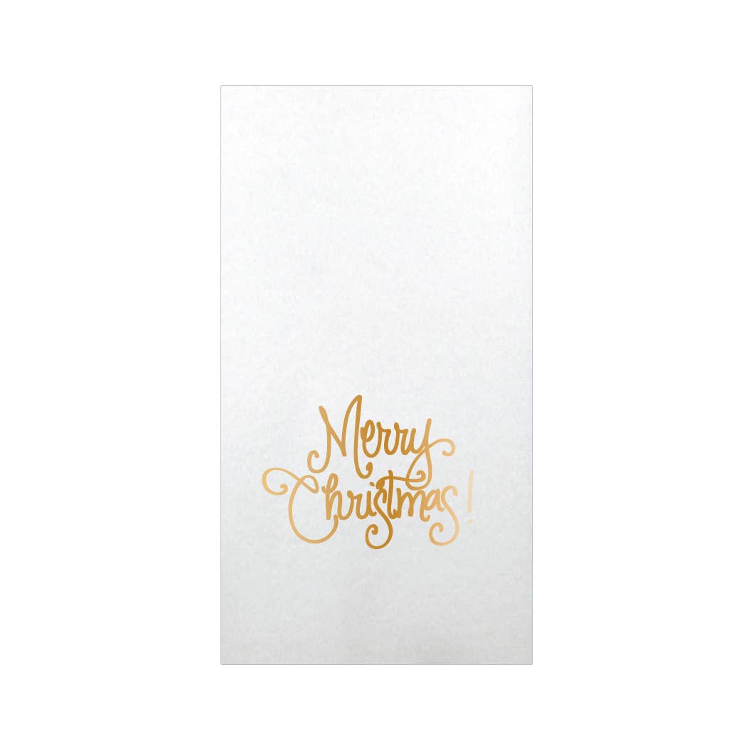 Guest Towel Napkins - Merry Christmas