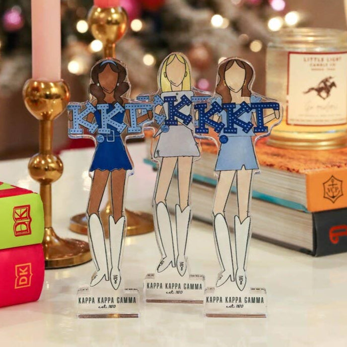 Kappa Kappa Gamma Acrylic Shelfie
