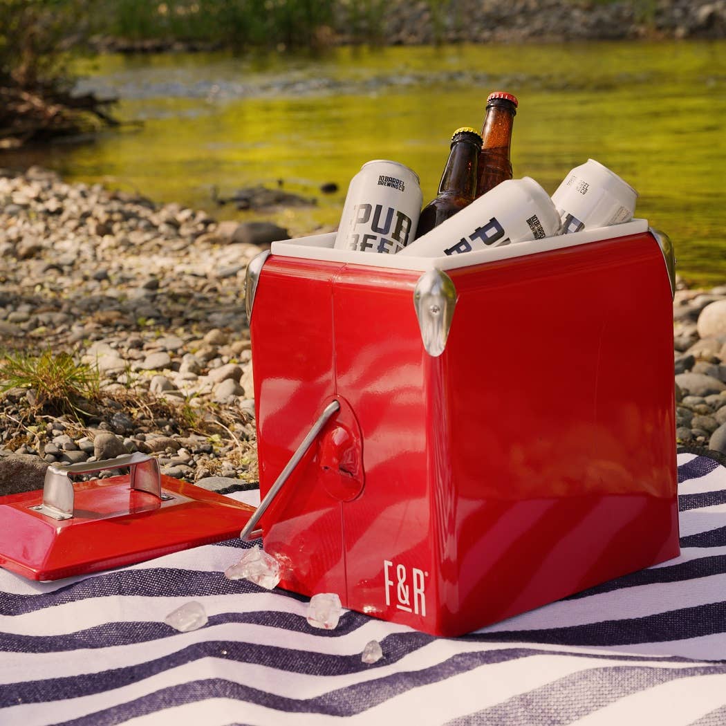 Vintage Metal Cooler