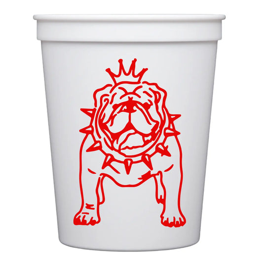 Bulldog Buddy Stadium Cups