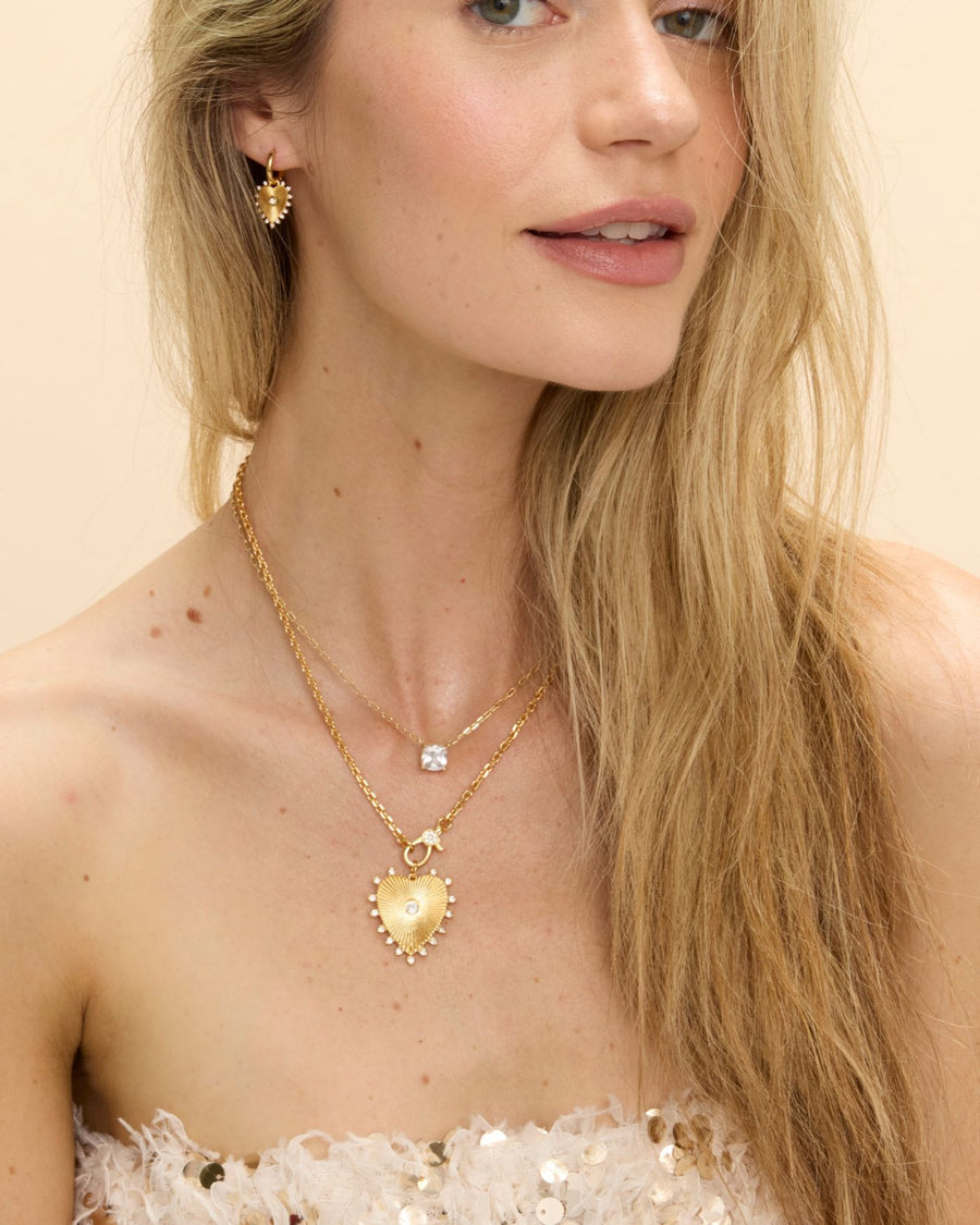 Stella & Dot Stevie Heart Necklace