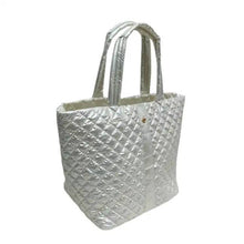 Load image into Gallery viewer, The Debra Diamond Tote Ivory
