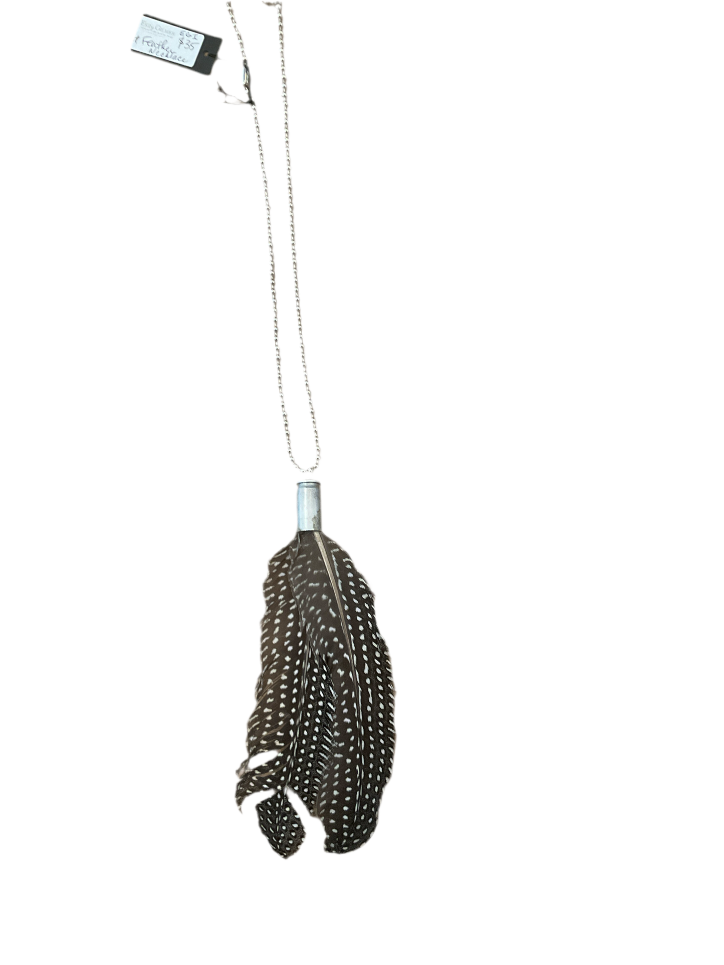 Bullet Feather Necklace