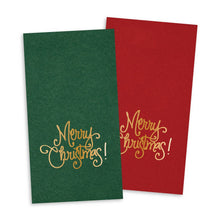 Load image into Gallery viewer, Guest Towel Napkins - Merry Christmas
