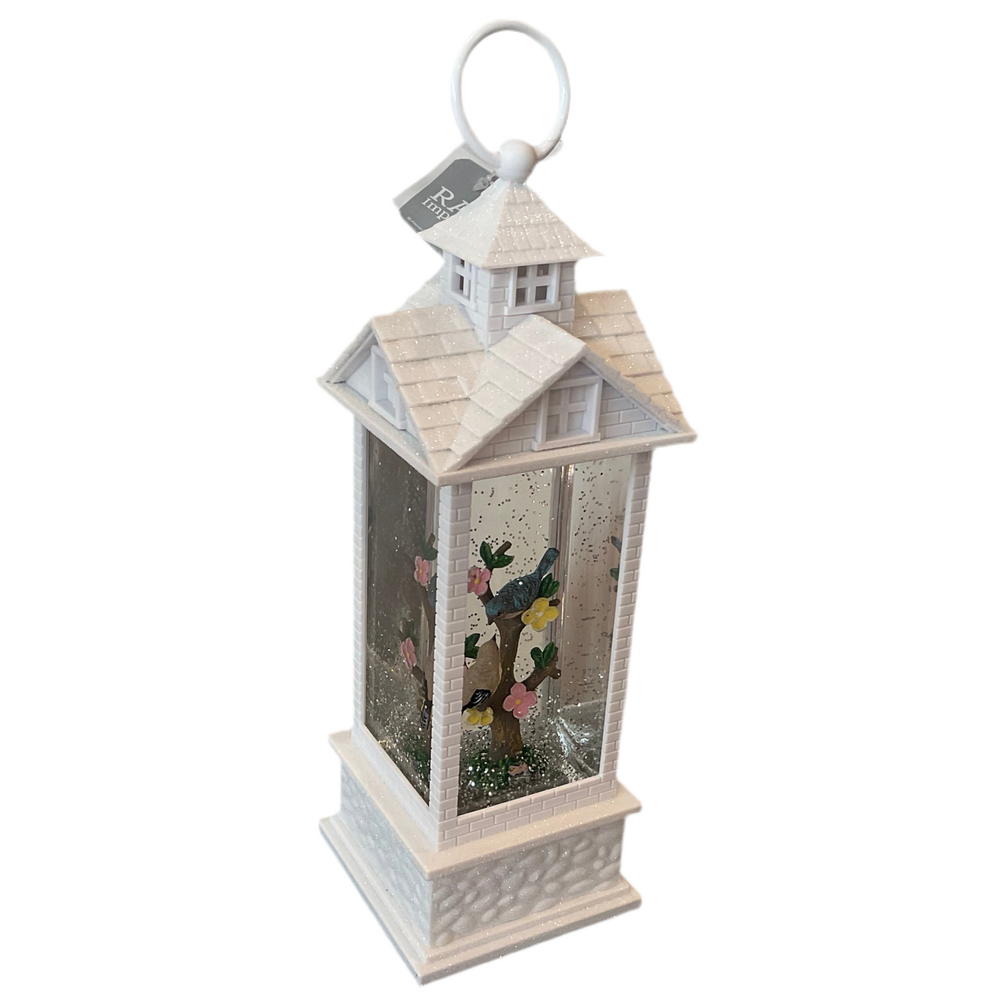 Decorative Tabletop Water Gazebo Lantern with Birds