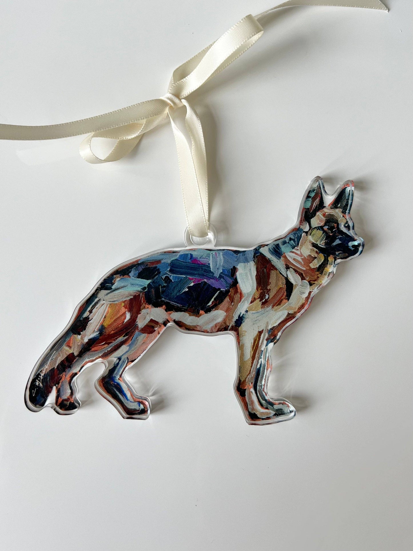 Acrylic Ornament: German shepherd