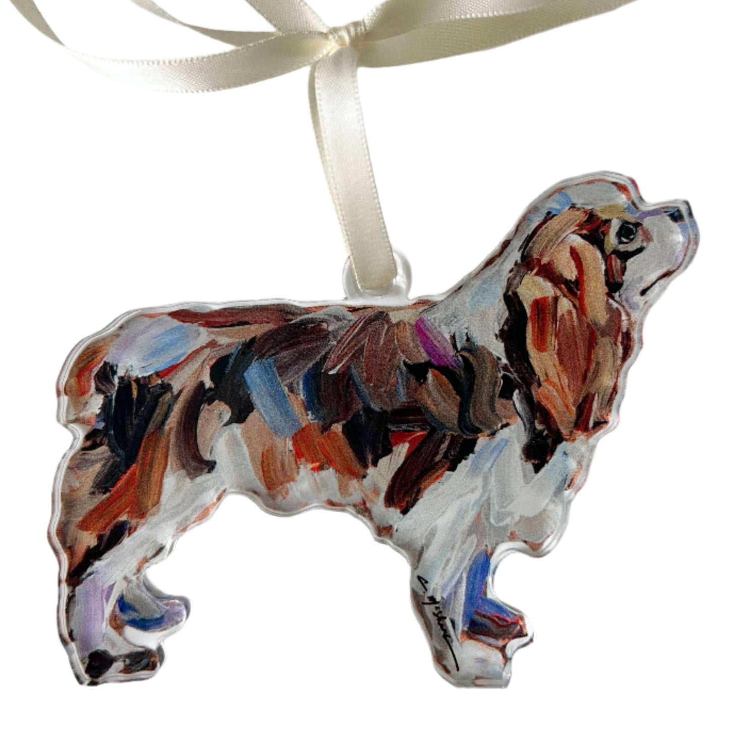 Acrylic Ornament: Cavalier King Charles