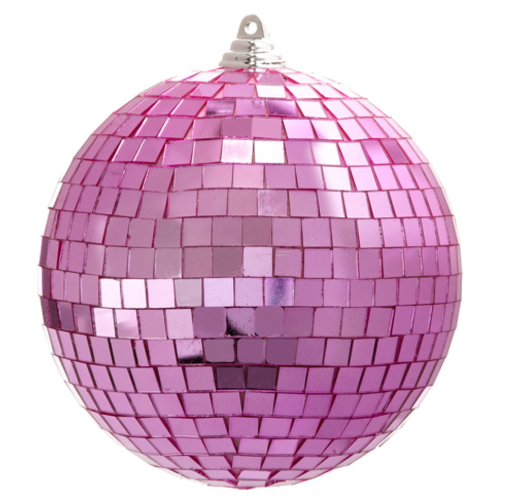 Pink Disco Ball Ornament