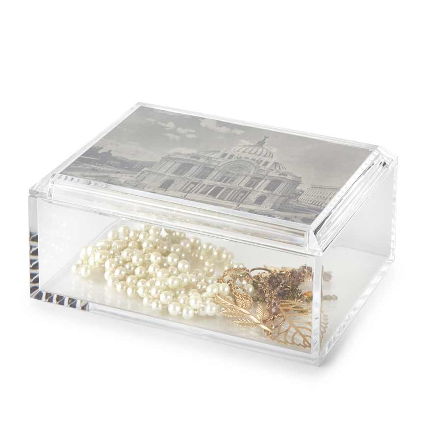 Rectangular Box W/ 5X7 Photo Frame Lid