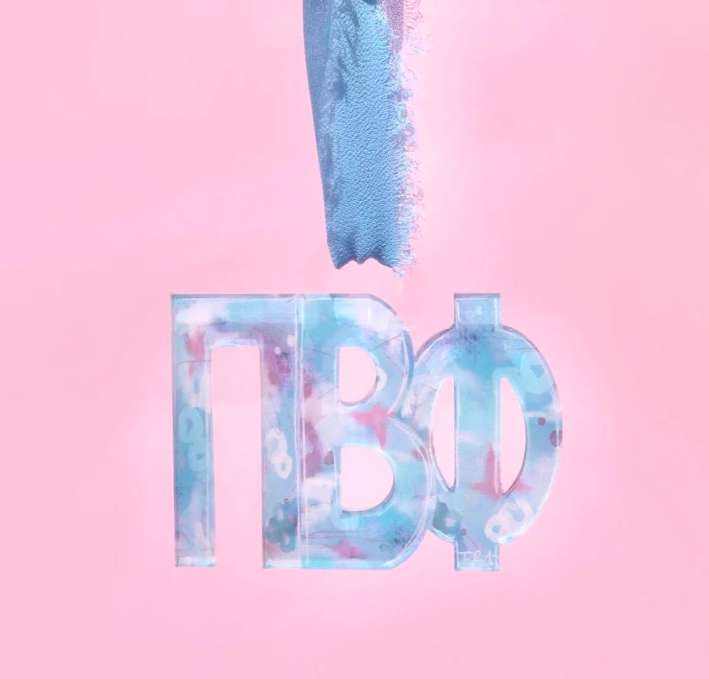 Sorority Acrylic Letter Ornament
