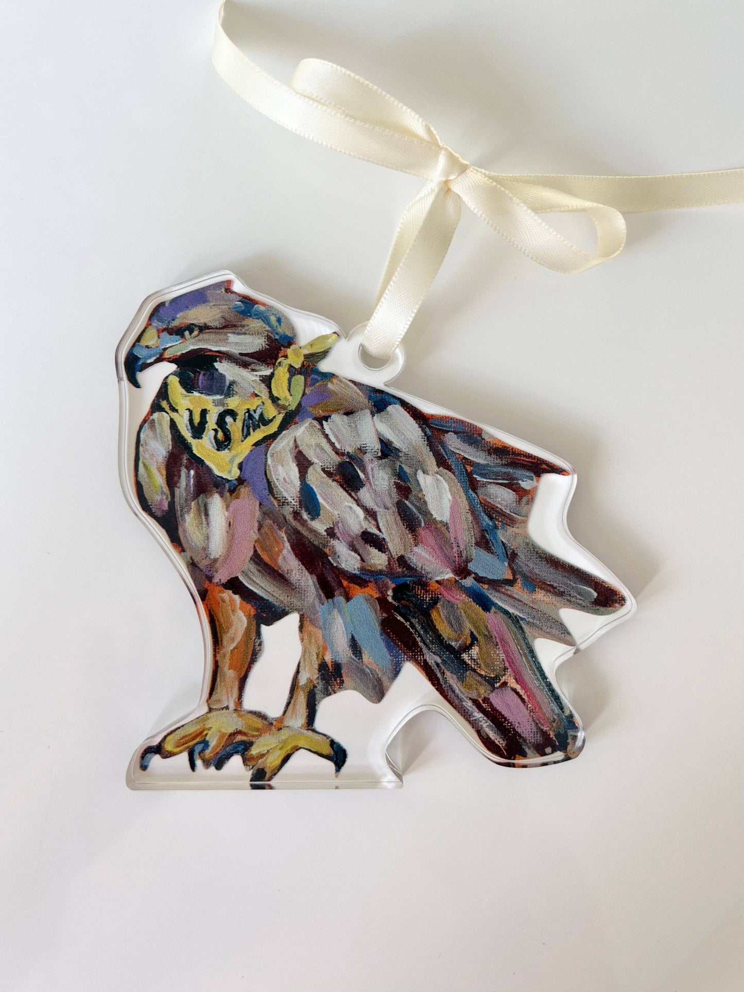 Acrylic Ornament: USM Golden Eagle