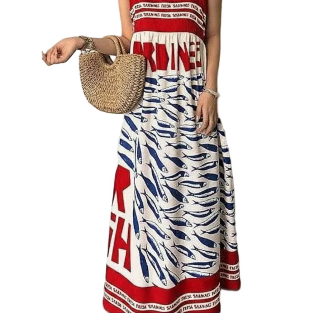 Fresh Sardines Maxi dress