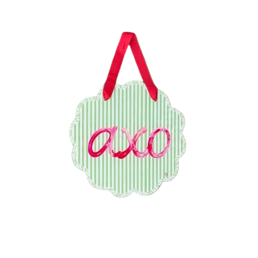 Sorority Scalloped Acrylic Door Hanger