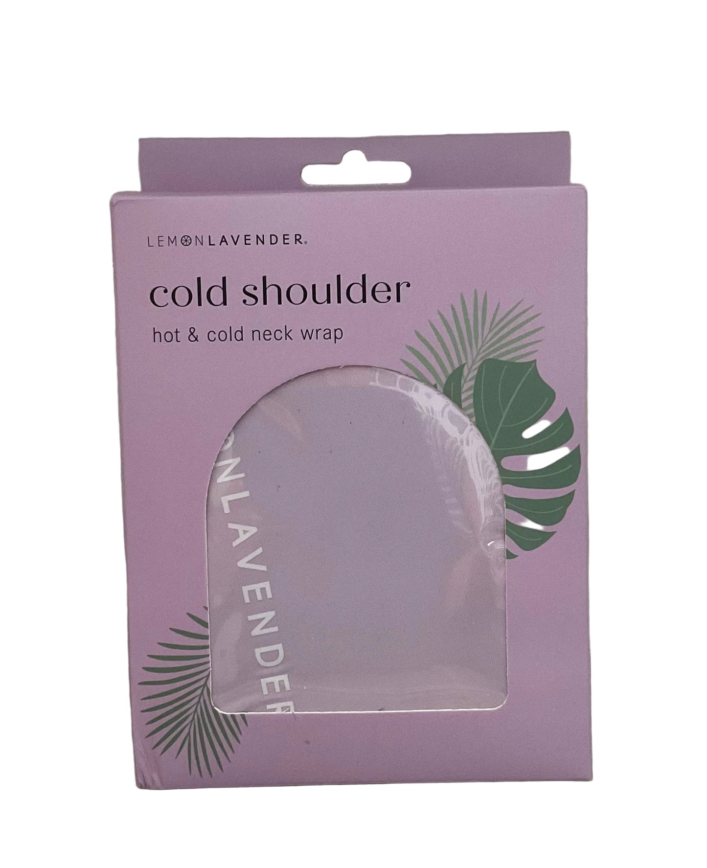 Lemon Lavender Cold Shoulder Neck Wrap