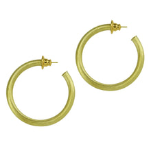 Load image into Gallery viewer, Lucy Mid Size Gold Hoop Earring
