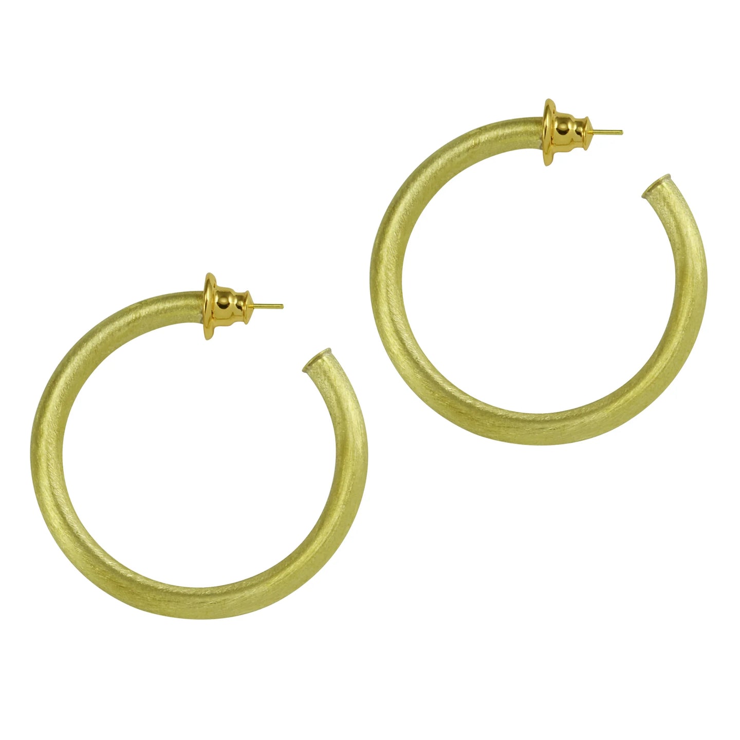 Lucy Mid Size Gold Hoop Earring