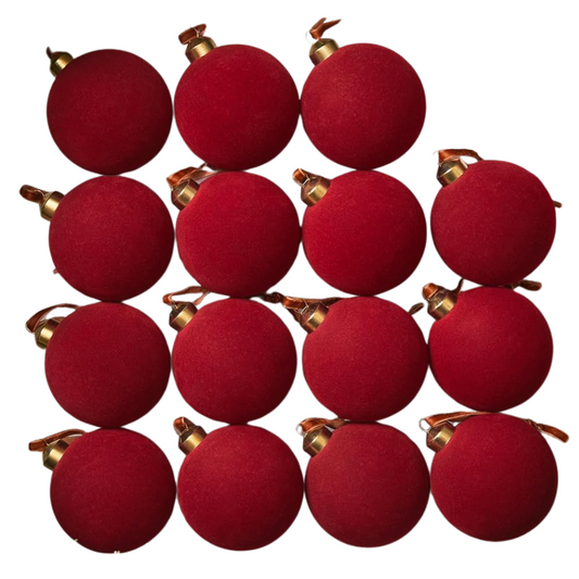 Red Velvet 3” Ball Ornament