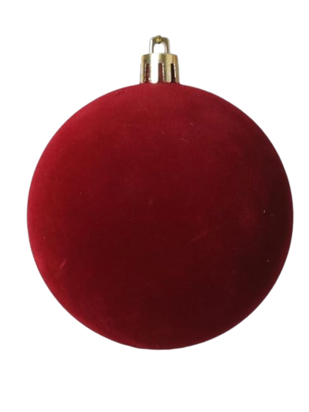 Burgundy Velvet Ball Ornament