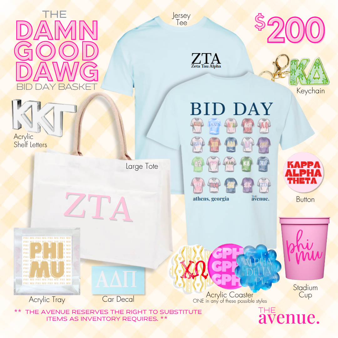 THE DAMN GOOD DAWG BID DAY BASKET 2025