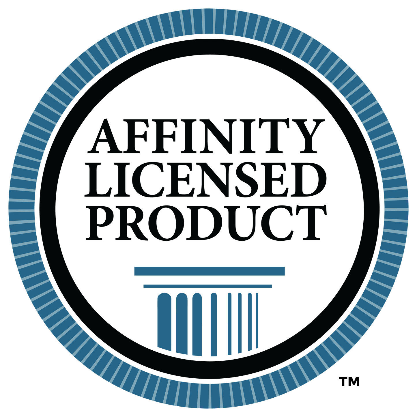Logo with 'Affinity Licensed Product' text and a blue and black design.