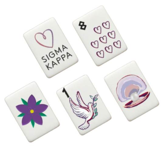 Sigma Kappa Mahjong Tiles