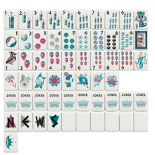 Load image into Gallery viewer, Zeta Tau Alpha Mahjong Tiles
