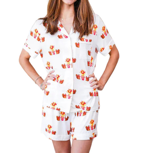 SSH Alpha Gamma Delta Pajama Shorts Set