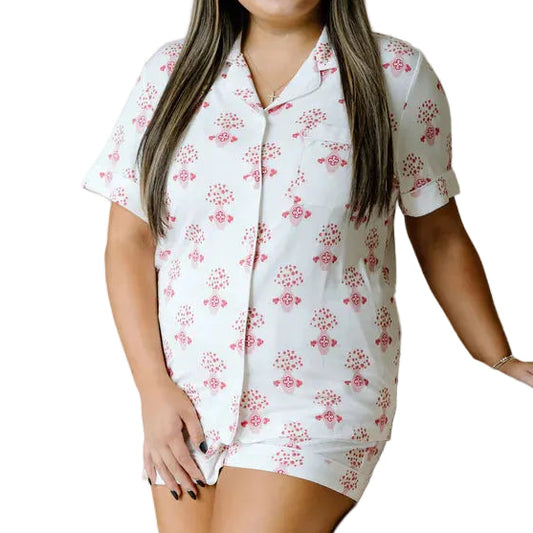 SSH Alpha Omicron Pi Pajama Shorts Set